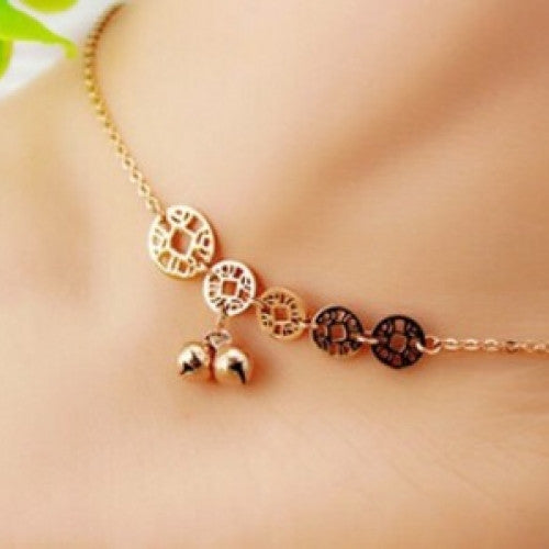 Titanium Steel 18K Rose Gold anklet