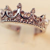 Crown Ring - Temperament Woodwork Anillos Tail Silver Rings